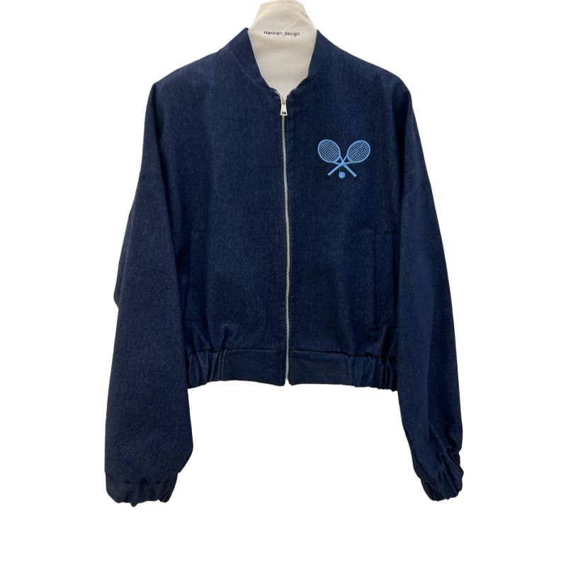 ساراچ بامبر جین تنیسی سرمه ای