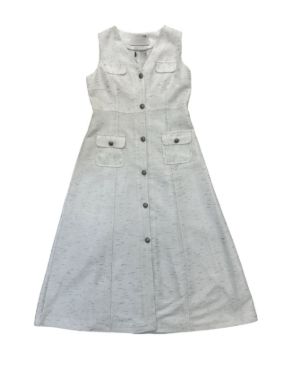 فالانژ پیراهن شاین سفید نقره ای