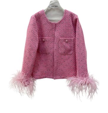 بیسادی کت شنل پر صورتی