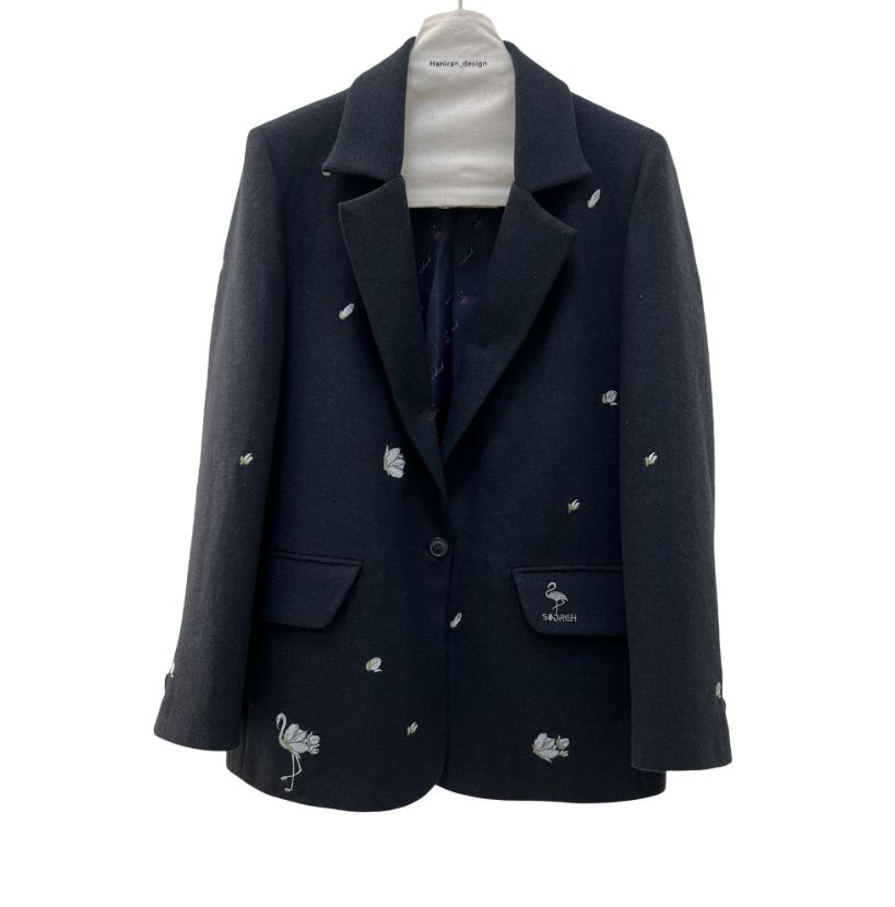 سدره کت فلامینگو سرمه ای