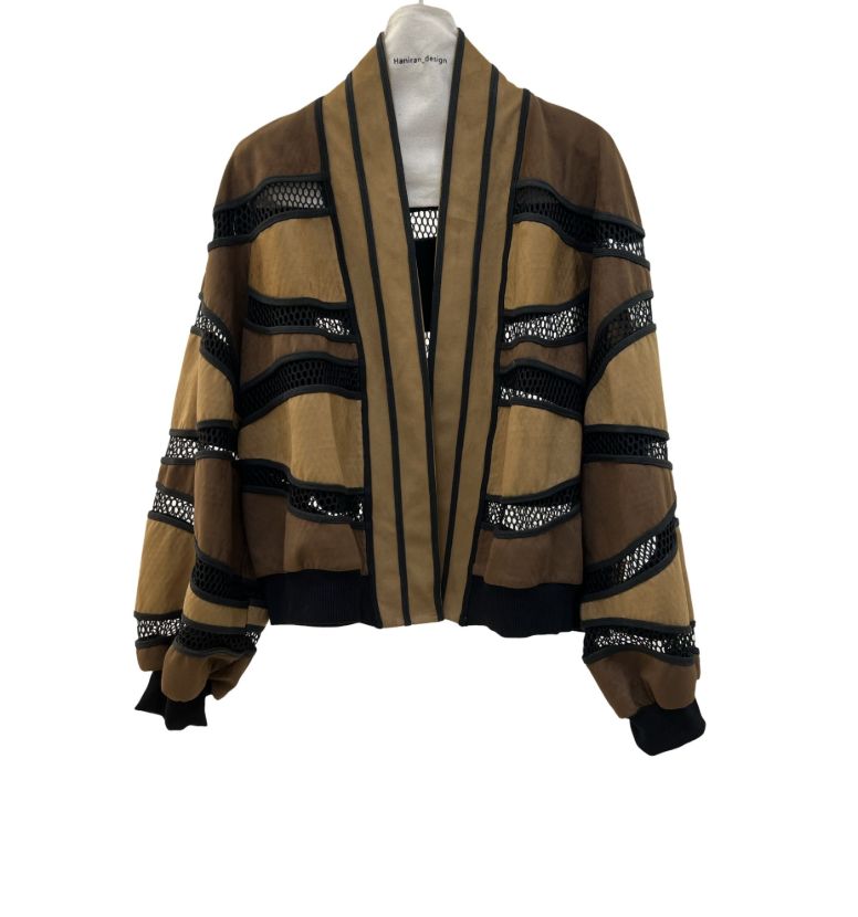 سیپورا بامبر تیکه دوزی جیر قهوه ای