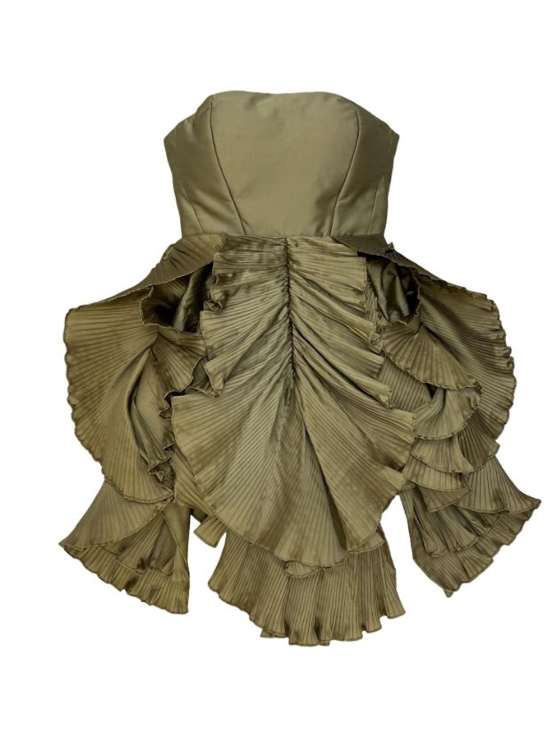 فالانژ butterfly پیراهن طلایی