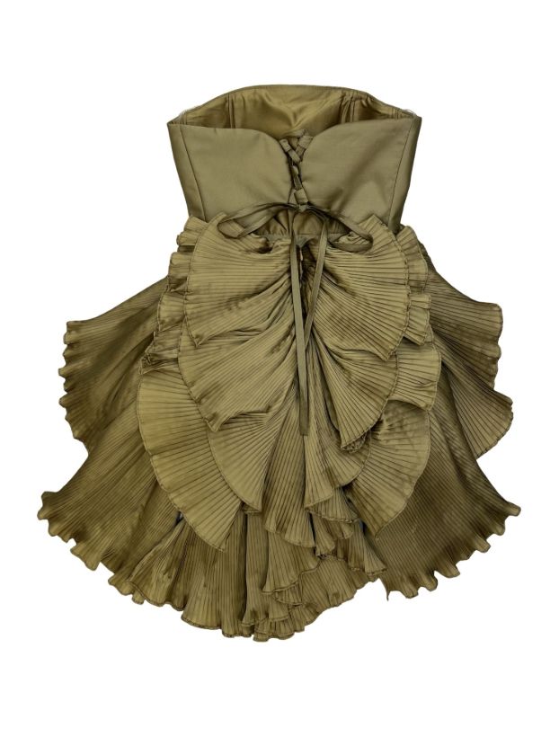 فالانژ butterfly پیراهن طلایی