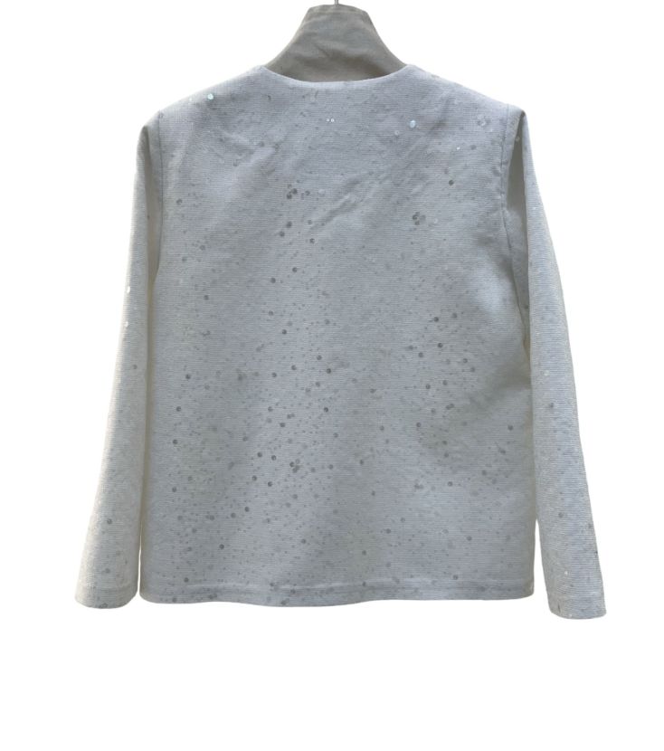 بیسادی کت پولکی سفید