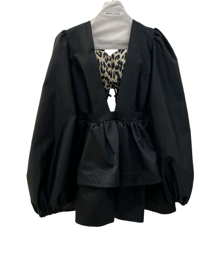 فالانژ پیراهن نیم تنه دار مشکی