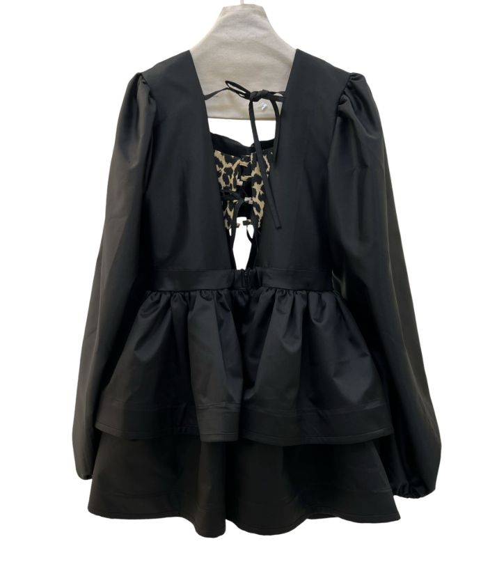 فالانژ پیراهن نیم تنه دار مشکی