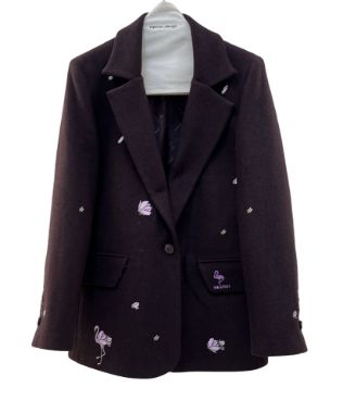 سدره کت فلامینگو بادمجانی