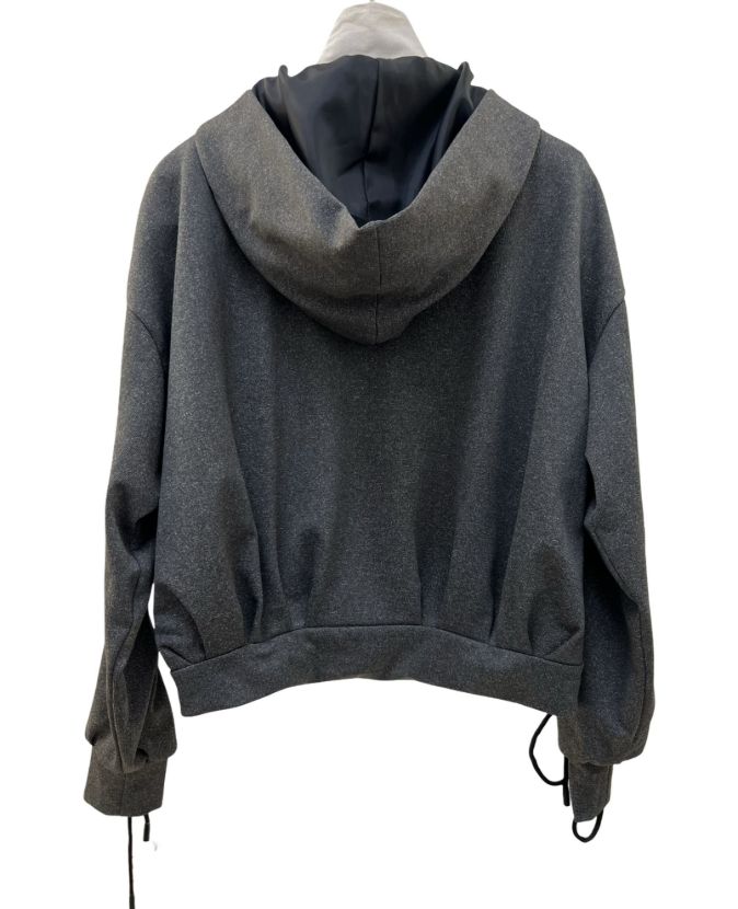 بپوشش ست شبلی هودی شلوارک طوسی