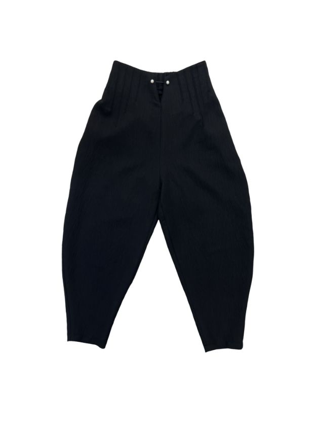 هوریا شلوار کمر مرواریدی مشكى