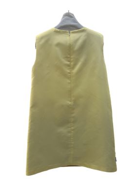 بيسادى پیراهن زرد و نارنجی گل