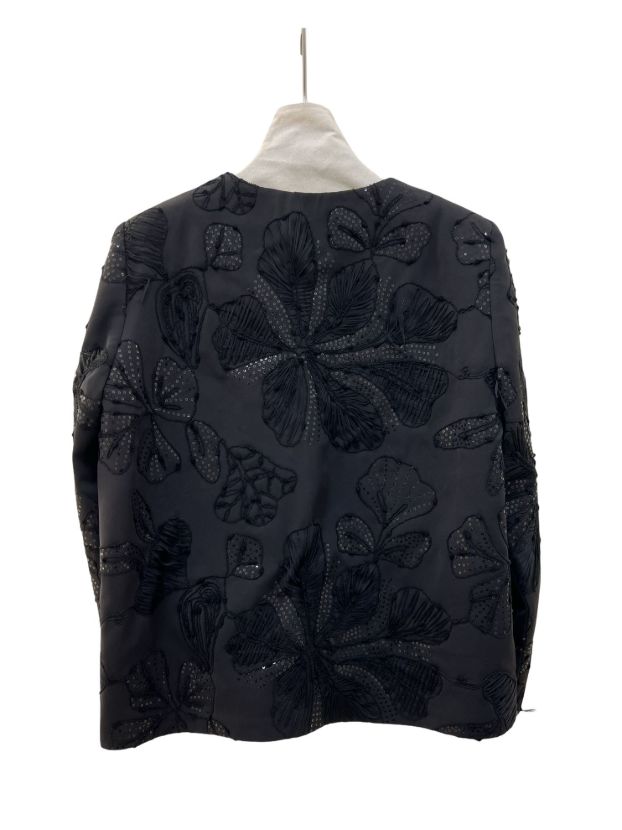 بیسادی کت حریر پلیسه مشکی