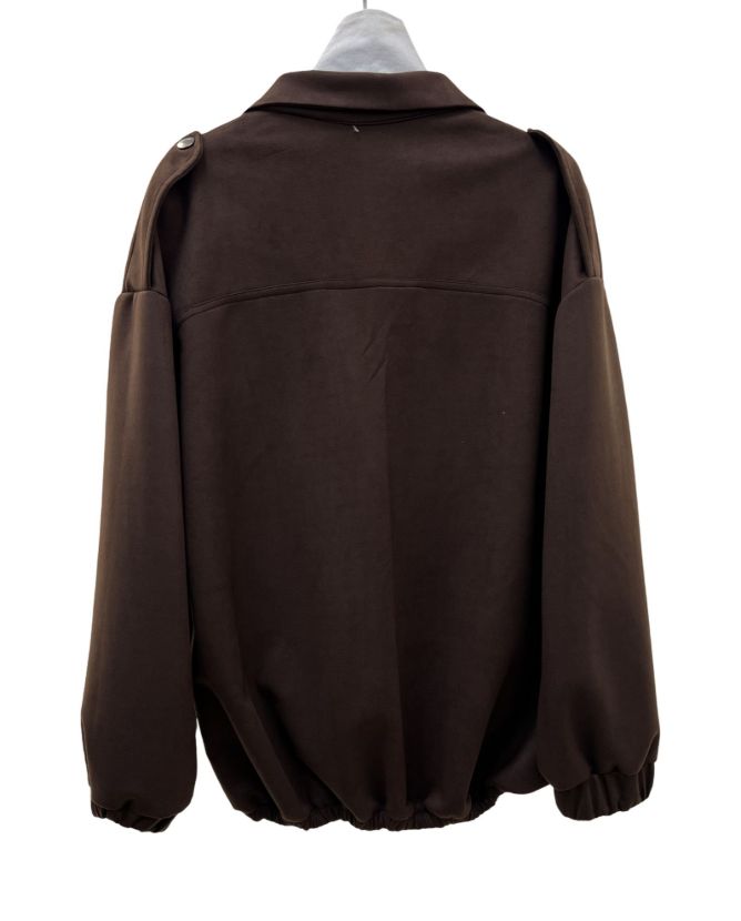 ساغر بامبر قهوه ای با پروانه