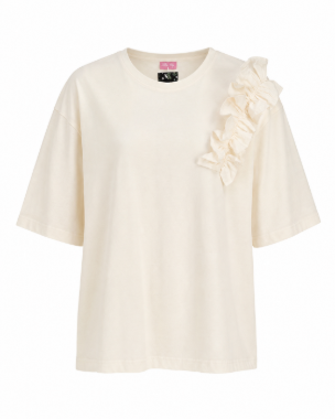 تصویر شلی تیشرت چیندار سفید